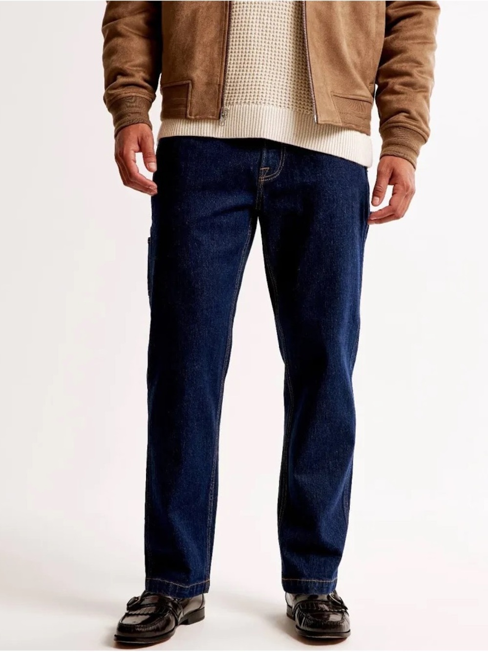 Abercrombie & Fitch Men's Indigo Relaxed Jeans